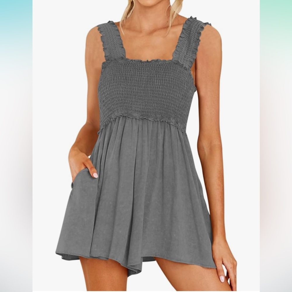 Gray Amazon Romper